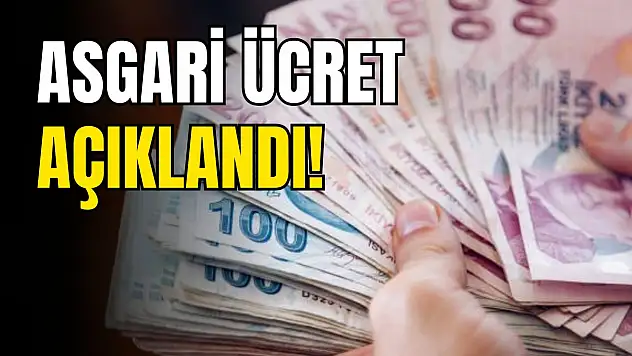 Son Dakika! Asgari Ücret Açıklandı!