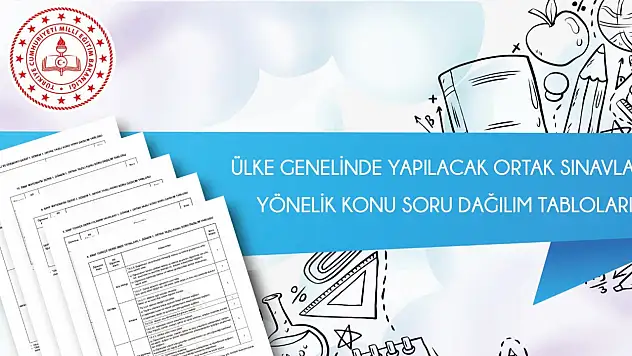 Soru Dağılım Tabloları Yayımlandı