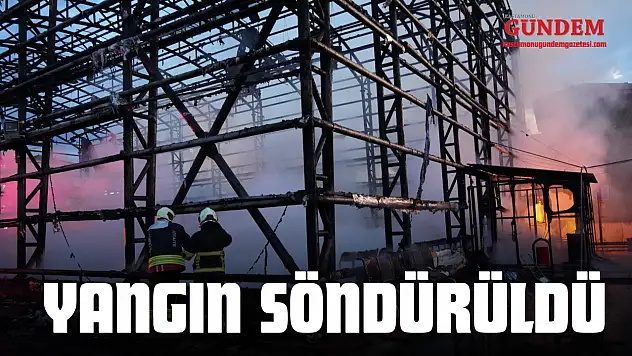 Spor Salonunda Çıkan Yangın Söndürüldü