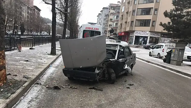 Stadyum Caddesi'nde kaza 1 yaralı