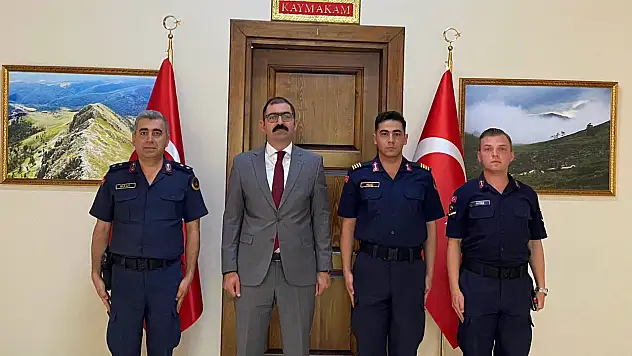 Stajyer Subay Ve Astsubaylardan Kaymakam Demirdağ'a Ziyaret