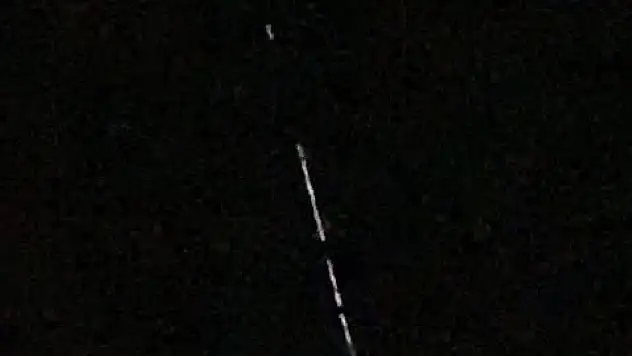 Starlink uydusu Kastamonu'da görüldü