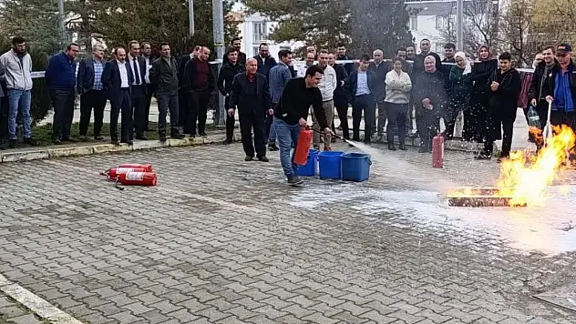 Adliye Personeline Yangın Eğitimi