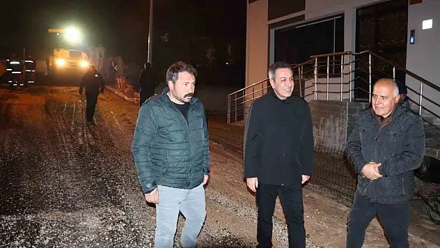 Sungurlu'da Sıcak Asfalt Mesaisi