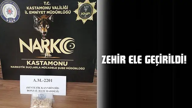 Şüphe Üzerine Durduruldu, Zehir Ele Geçirildi!
