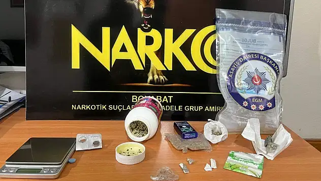 Şüpheli şahsın evinden uyuşturucu çıktı
