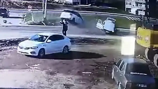 Sürücünün Öldüğü Feci Kaza Güvenlik Kamerasında