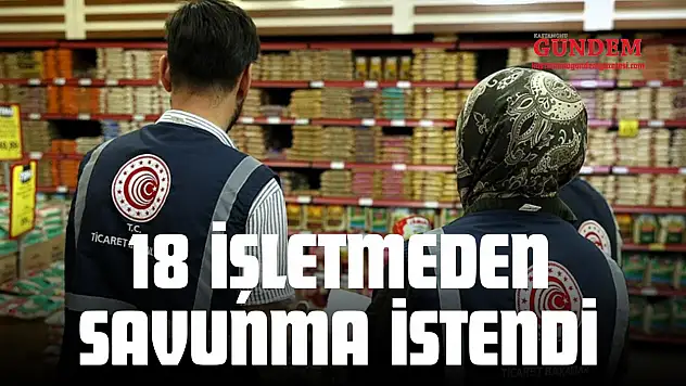 Suya Yapılan Zam Nedeniyle 18 İşletmeden Savunma İstendi