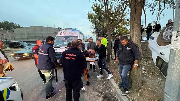 Takla Atan Otomobil Hurdaya Döndü: 1 Yaralı