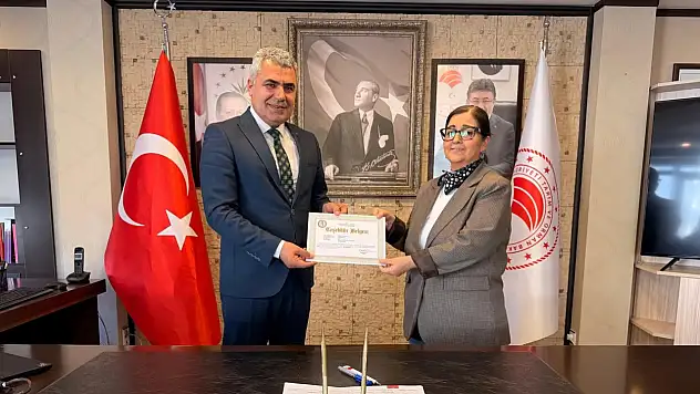 Tarım ve Orman Müdürlüğü Personeline Başarı ve Teşekkür Belgesi