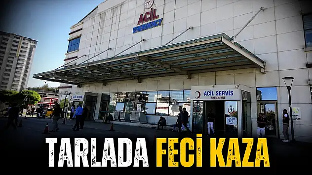 Tarlada Feci Kaza: Genç Ağır Yaralandı