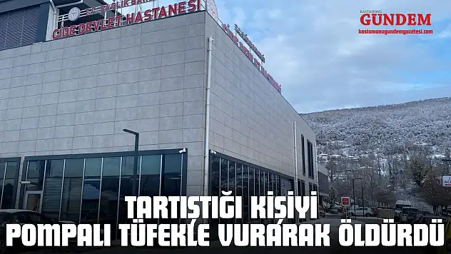 Tartıştığı Kişiyi Pompalı Tüfekle Vurarak Öldürdü