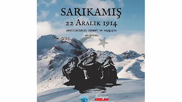Taşköprü Belediyesi'nden Sarıkamış Şehitleri Anısına Mesaj