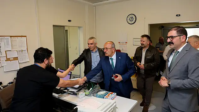Taşköprü'de Bayramda Görev Başındaki Personele Ziyaret