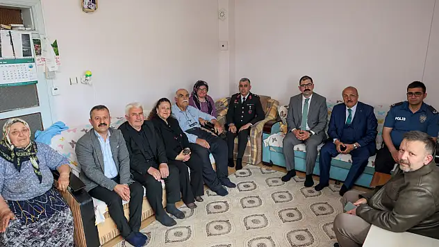 Taşköprü'de Kıbrıs Gazisine Bayram Ziyareti
