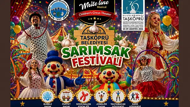 Taşköprü'de Minikler İçin Eğlence Dolu Festival Başlıyor