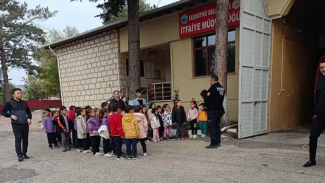 Taşköprü'de Öğrencilere Afet Bilinci Eğitimi
