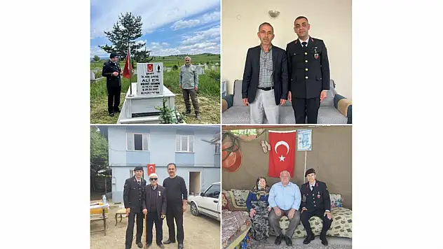 Taşköprü'de Şehit Aileleri Ve Gazilere Bayram Ziyareti