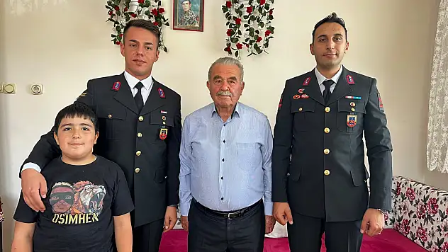 Taşköprü'de Şehit Ailelerine Babalar Günü Ziyareti