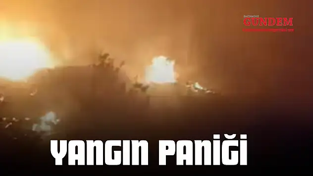 Taşköprü'de Yangın Paniği