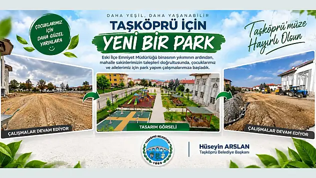 Taşköprü'ye Yeni Yaşam Alanı