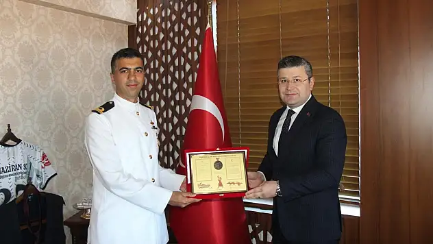 TCG Kilimli Gemi Komutanlığı'ndan Kaymakam Necdet Uçar'a Ziyaret