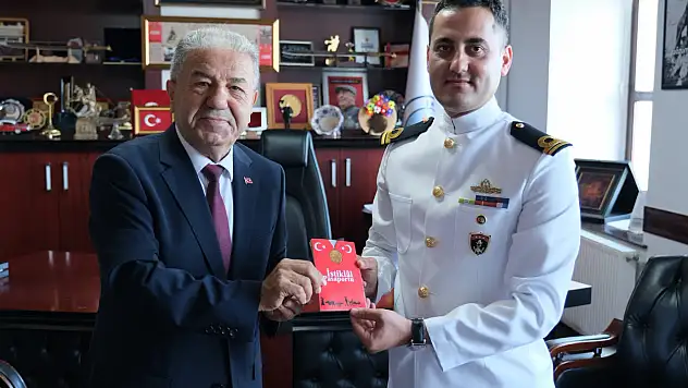 TCG Tuzla Gemi Komutanı İnebolu Belediyesini Ziyaret Etti