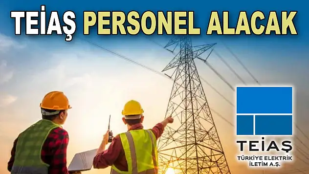TEİAŞ Personel Alacak