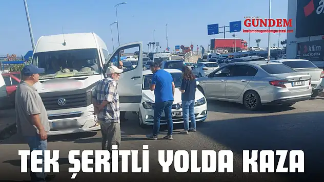 Tek Şeritli Yolda Kaza