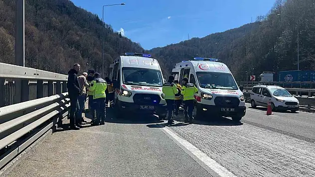 TEM Otoyolu'nda Zincirleme Kaza: 5 Yaralı