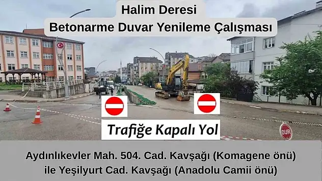 Tevfik Fikret Caddesi'nde Kademeli Trafik Düzenlemesi