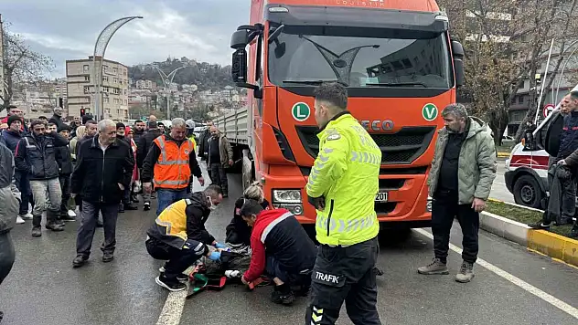 Tırın Çarptığı Yaşlı Adam Ağır Yaralandı