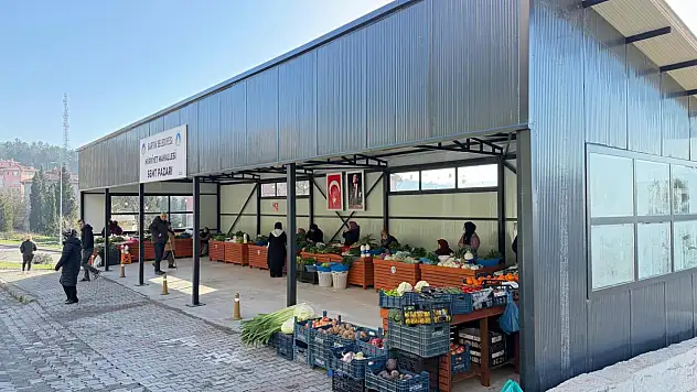 TOKİ Semt Pazarı Hizmete Açıldı