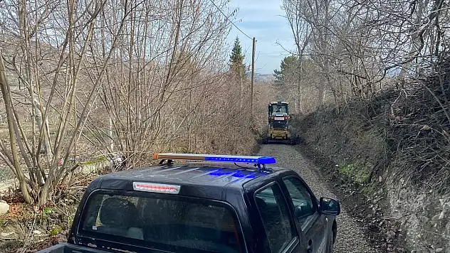Tosya Belediyesi Kuzyaka Mahallesi'nde Yol Çalışması