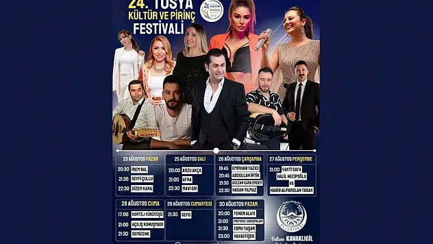 Tosya'da Festival Heyecanı Başlıyor