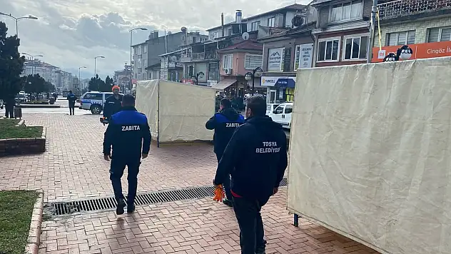 Tosya'da Taş Kadayıf Standları Ramazan'a Hazır