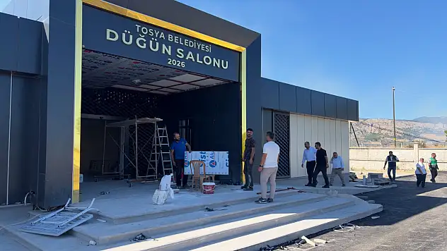 Tosya'da Yeni Düğün Salonu Hizmete Girmek İçin Gün Sayıyor