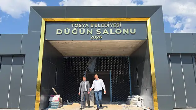 Tosya'da Yeni Düğün Salonunda Sona Gelindi