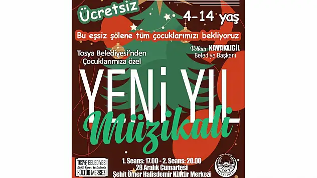 Tosya'da Yeni Yıl Müzikali