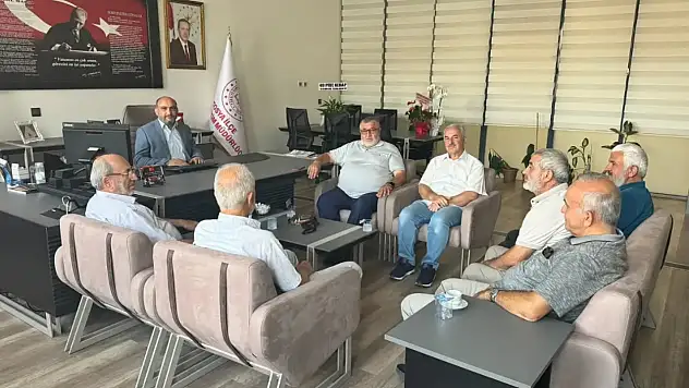 Tosya İmam Hatip Mezunları Derneği'nden İlçe Millî Eğitim Müdürü Sabuncu'ya Ziyaret