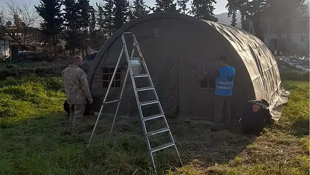 Tosya, Kırıkhan'da çadır kent kuruyor