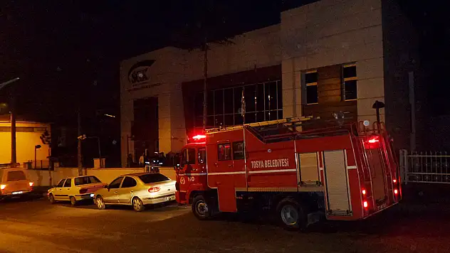 Tosya SGK'da yangın