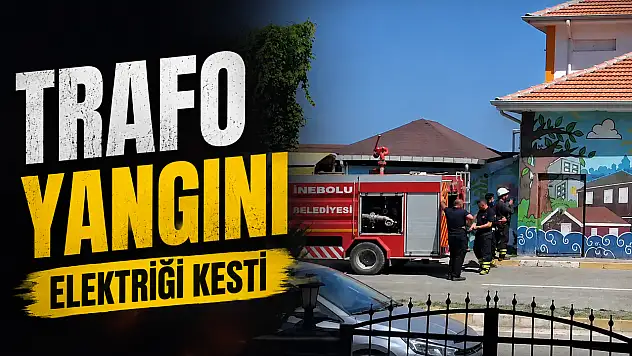 Trafo Yangını Elektriği Kesti