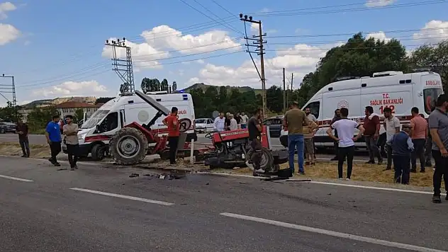 Traktör İkiye Bölündü