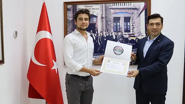 TSM Başkanı Berk Aydın'dan Kaymakam Atalık'a Veda Ziyareti