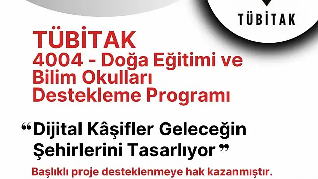 TÜBİTAK 4004'te Kastamonu Başarısı: 'Dijital Kâşifler' Projesi Kabul Edildi
