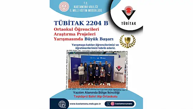 TÜBİTAK Yarışmasında Önemli Başarı