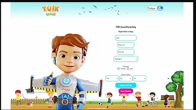 'TÜİK Çocuk' Portalı Güncellendi