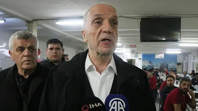 TÜRK-İŞ Genel Başkanı Atalay:  Vergide Acilen Bir Adalete İhtiyacımız Var'