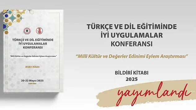 Türkçe Konferansı'nın Bildiri Kitabı Yayımlandı